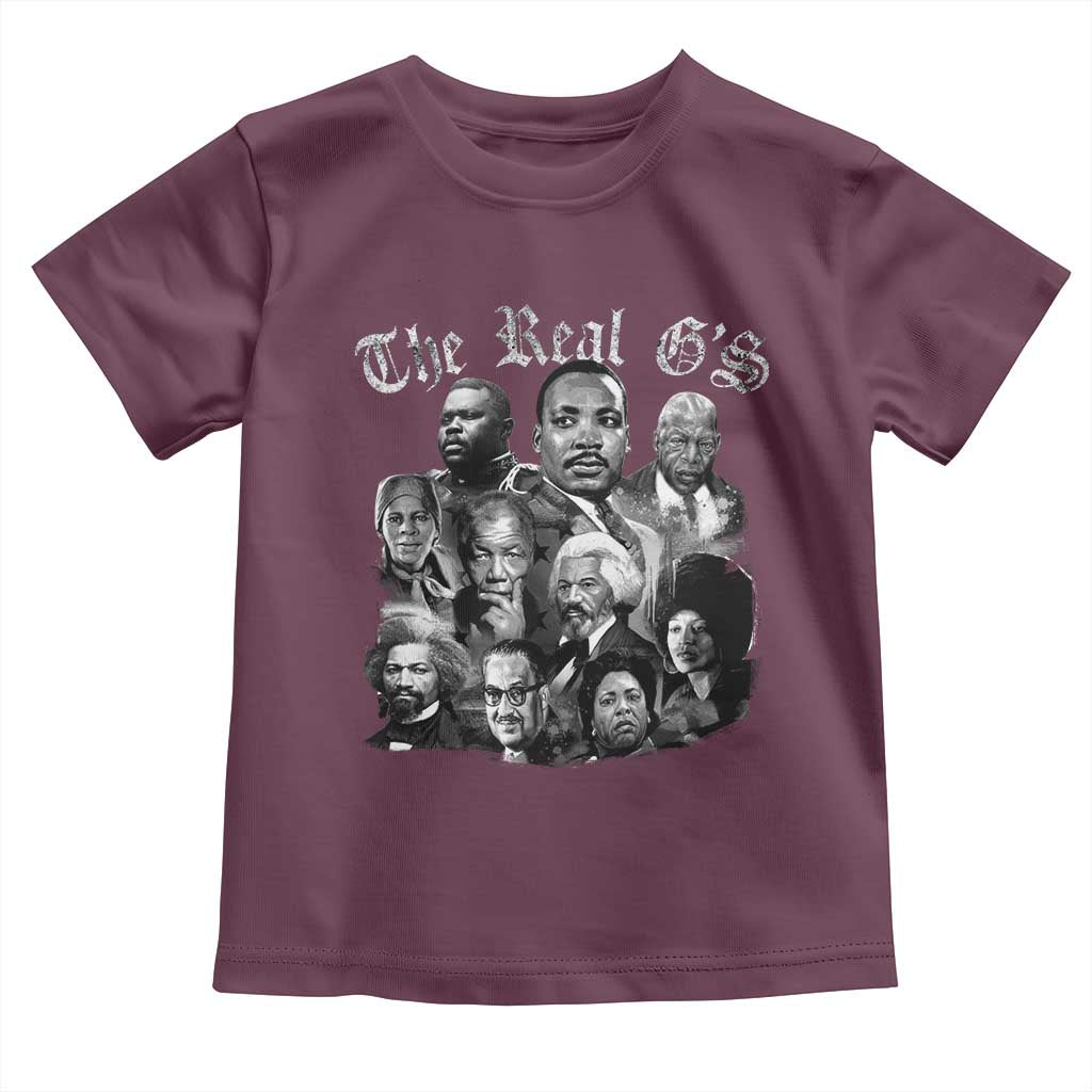 Civil Rights Legends Toddler T Shirt The Real Gs Juneteenth Black History Month TS10 Maroon Print Your Wear