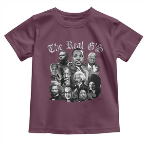 Civil Rights Legends Toddler T Shirt The Real Gs Juneteenth Black History Month TS10 Maroon Print Your Wear