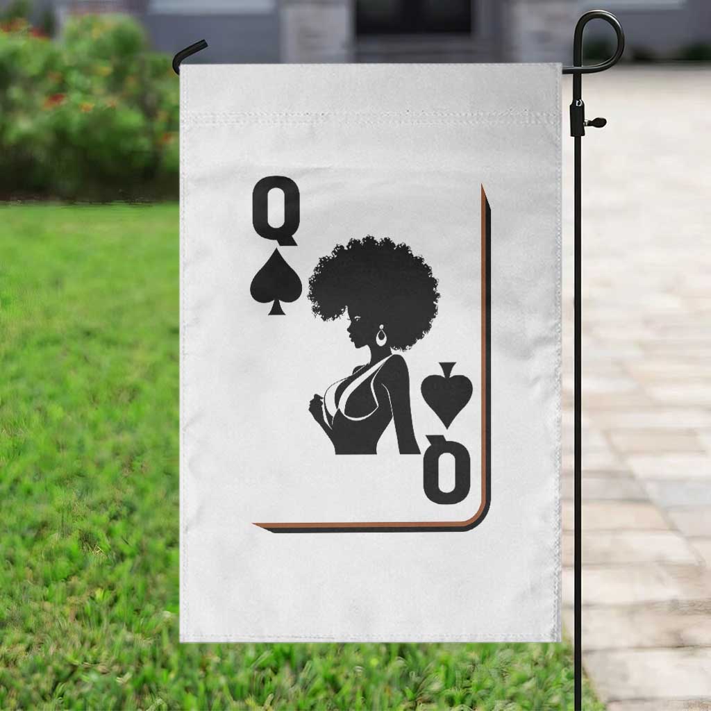 Black Queen Garden Flag Black History Month Afro Woman Poker Card Games TS10 Print Your Wear