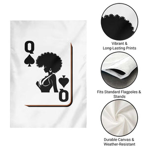 Black Queen Garden Flag Black History Month Afro Woman Poker Card Games TS10 Print Your Wear