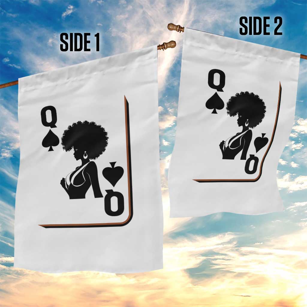 Black Queen Garden Flag Black History Month Afro Woman Poker Card Games TS10 Print Your Wear