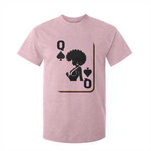 Black Queen T Shirt For Kid Black History Month Afro Woman Poker Card Games TS10 Light Pink Print Your Wear