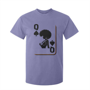 Black Queen T Shirt For Kid Black History Month Afro Woman Poker Card Games TS10 Violet Print Your Wear
