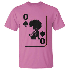 Black Queen T Shirt Black History Month Afro Woman Poker Card Games TS10 Azalea Print Your Wear