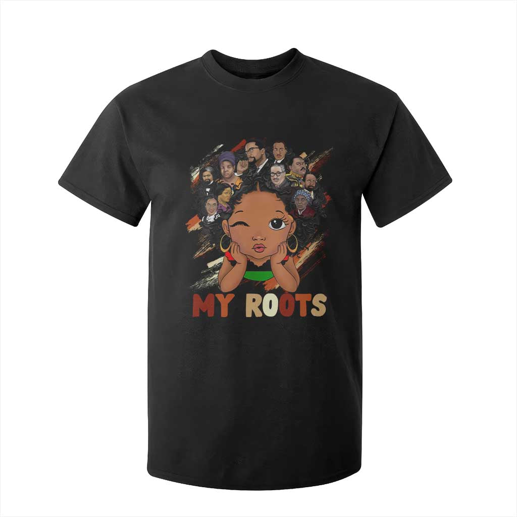 Black African Girl T Shirt For Kid Black History Month Juneteenth Gift Afro Empowerment TS10 Black Print Your Wear
