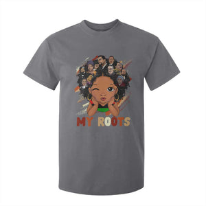 Black African Girl T Shirt For Kid Black History Month Juneteenth Gift Afro Empowerment TS10 Charcoal Print Your Wear