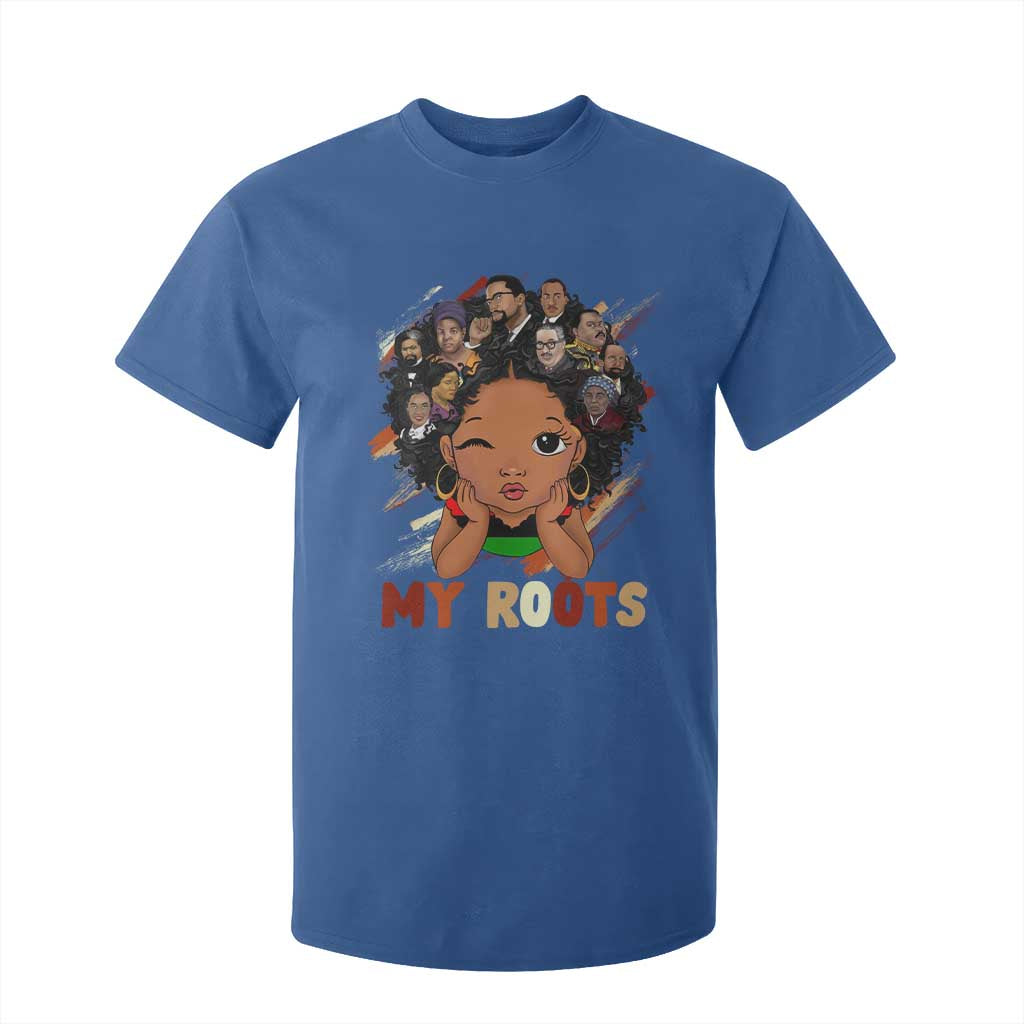 Black African Girl T Shirt For Kid Black History Month Juneteenth Gift Afro Empowerment TS10 Royal Blue Print Your Wear
