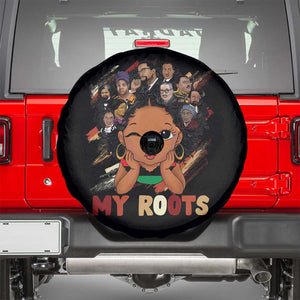 Black African Girl Spare Tire Cover Black History Month Juneteenth Gift Afro Empowerment TS10 Black Print Your Wear