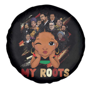 Black African Girl Spare Tire Cover Black History Month Juneteenth Gift Afro Empowerment TS10 Print Your Wear