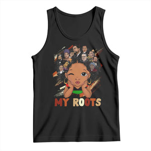 Black African Girl Tank Top Black History Month Juneteenth Gift Afro Empowerment TS10 Black Print Your Wear