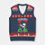 Malcolm X Quote V-Neck Knit Sweater Vest Retro A Man Who Stands for Nothing Black History TS10 Navy Red Print Your Wear