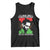 Malcolm X Quote Tank Top Retro A Man Who Stands for Nothing Black History TS10 Black Print Your Wear