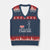 Funny Sarcastic V-Neck Knit Sweater Vest Well Not A Good Sign Gag Gift TS10 Navy Red Print Your Wear