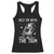 Funny Autism Opossum Racerback Tank Top Rizz Em With The Tism Meme Autistic ASD TS10 Black Print Your Wear