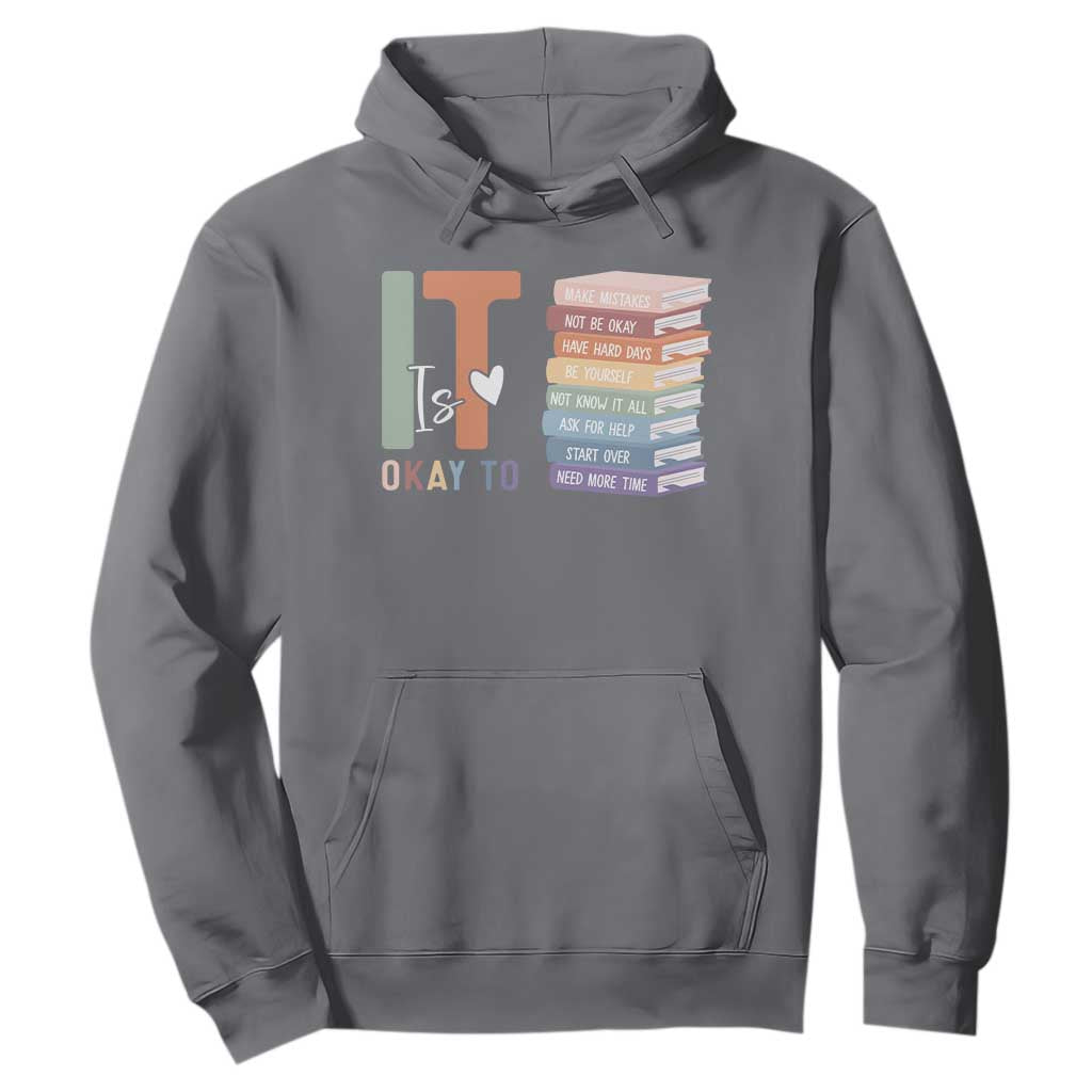 Motivational Hoodie It's Okay To Make Some Mistakes TS10 Charcoal Print Your Wear