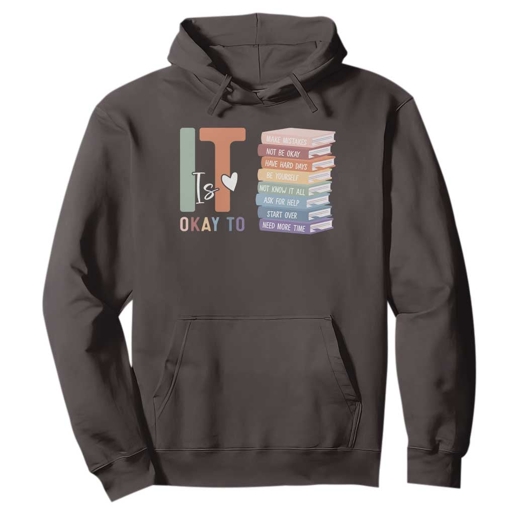 Motivational Hoodie It's Okay To Make Some Mistakes TS10 Dark Chocolate Print Your Wear
