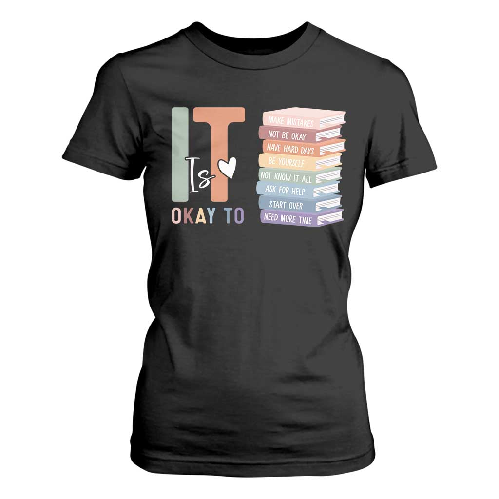 Motivational T Shirt For Women It's Okay To Make Some Mistakes TS10 Black Print Your Wear