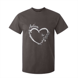 Autism Awareness Adaptation T Shirt For Kid Accept Adapt Advocate Love Heart TS10 Dark Chocolate Print Your Wear