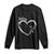 Autism Awareness Adaptation Long Sleeve Shirt Accept Adapt Advocate Love Heart TS10 Black Print Your Wear