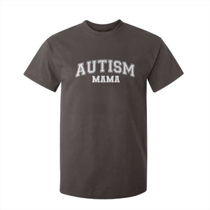 Autism Mama T Shirt For Kid Autistic Mom Blessed TS10 Dark Chocolate Print Your Wear