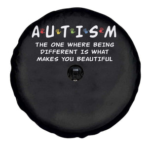 Friends Autism Spare Tire Cover The One Where Being Different is What Makes You Beautiful TS10 Print Your Wear