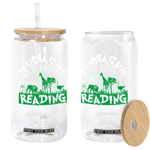 Wild About Reading Glass Can Cute Safari Animal Reading Shirt Preschool Kindergarten TS10 Print Your Wear