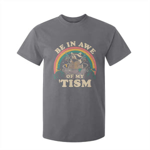 Autism Funny Be In Awe Of My 'Tism Meme Autistic Raccoon T Shirt For Kid TS10 Charcoal Print Your Wear