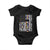 Be Kind Autism Baby Onesie USA flag Autistic Support TS10 Black Print Your Wear