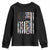 Be Kind Autism Youth Sweatshirt USA flag Autistic Support TS10 Black Print Your Wear