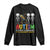 Autism Awareness Long Sleeve Shirt Skeleton Dabbing Autistic Kids TS10 Black Print Your Wear