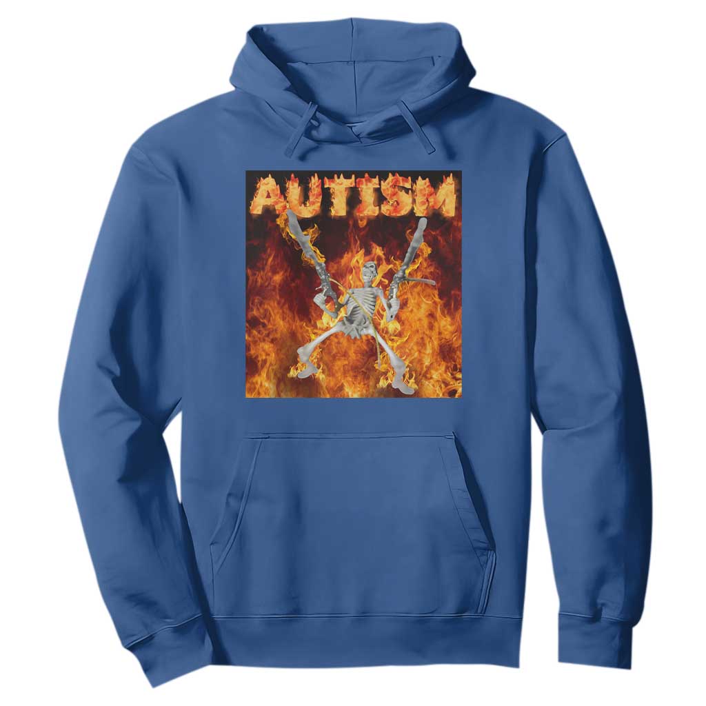 Autism Skeleton Meme Hoodie TS10 Royal Blue Print Your Wear
