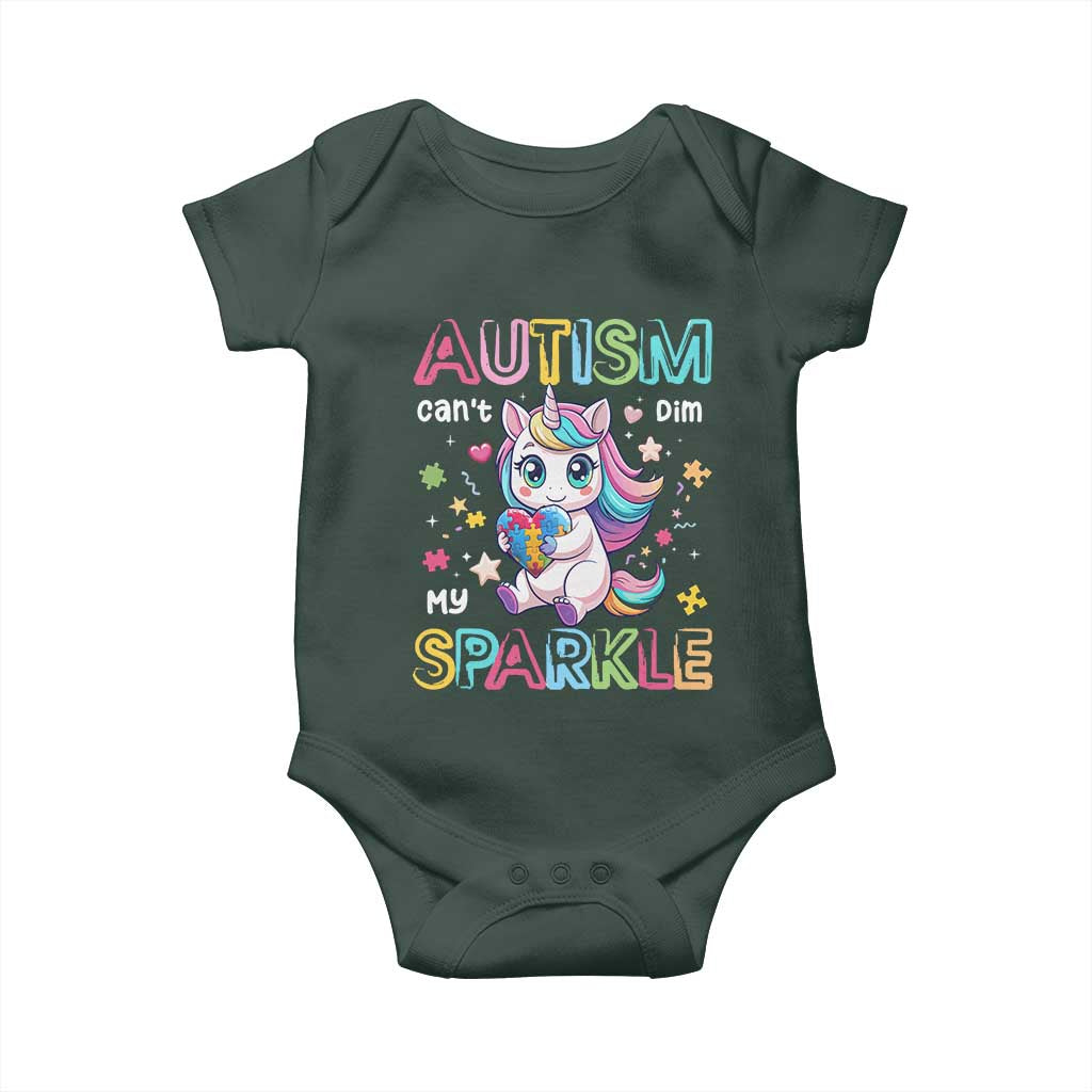 Autism Awareness Unicorn Baby Onesie For Autism Mom Girls TS10 Print Your Wear