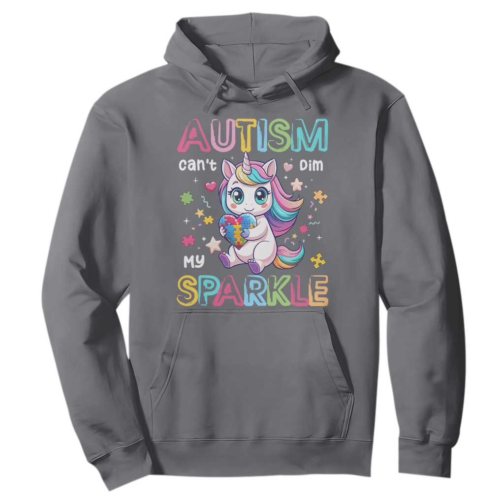 Autism Awareness Unicorn Hoodie For Autism Mom Girls TS10 Charcoal Print Your Wear