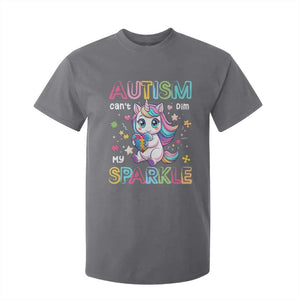 Autism Awareness Unicorn T Shirt For Kid For Autism Mom Girls TS10 Charcoal Print Your Wear