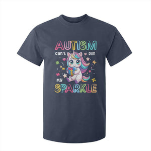 Autism Awareness Unicorn T Shirt For Kid For Autism Mom Girls TS10 Navy Print Your Wear