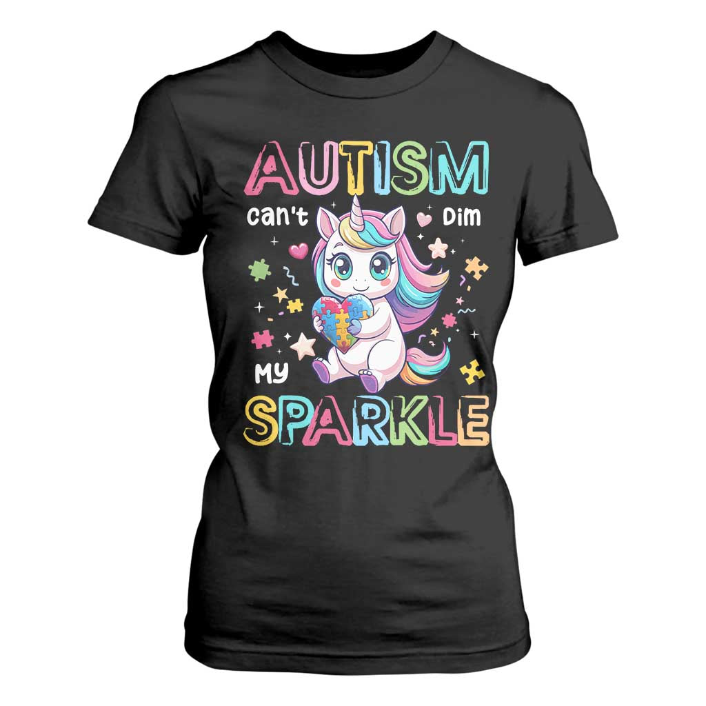 Autism Awareness Unicorn T Shirt For Women For Autism Mom Girls TS10 Black Print Your Wear