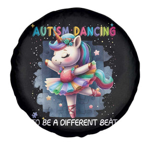 Autism Awareness Unicorn Spare Tire Cover Ballet Dancing To A Different Beat TS10 Print Your Wear