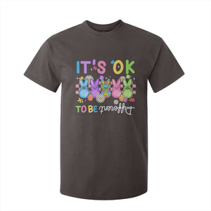 Its Okay To Be Different T Shirt For Kid Bunny Puzzle Autism Awareness Easter TS10 Dark Chocolate Print Your Wear