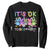 Its Okay To Be Different Sweatshirt Bunny Puzzle Autism Awareness Easter TS10 Black Print Your Wear