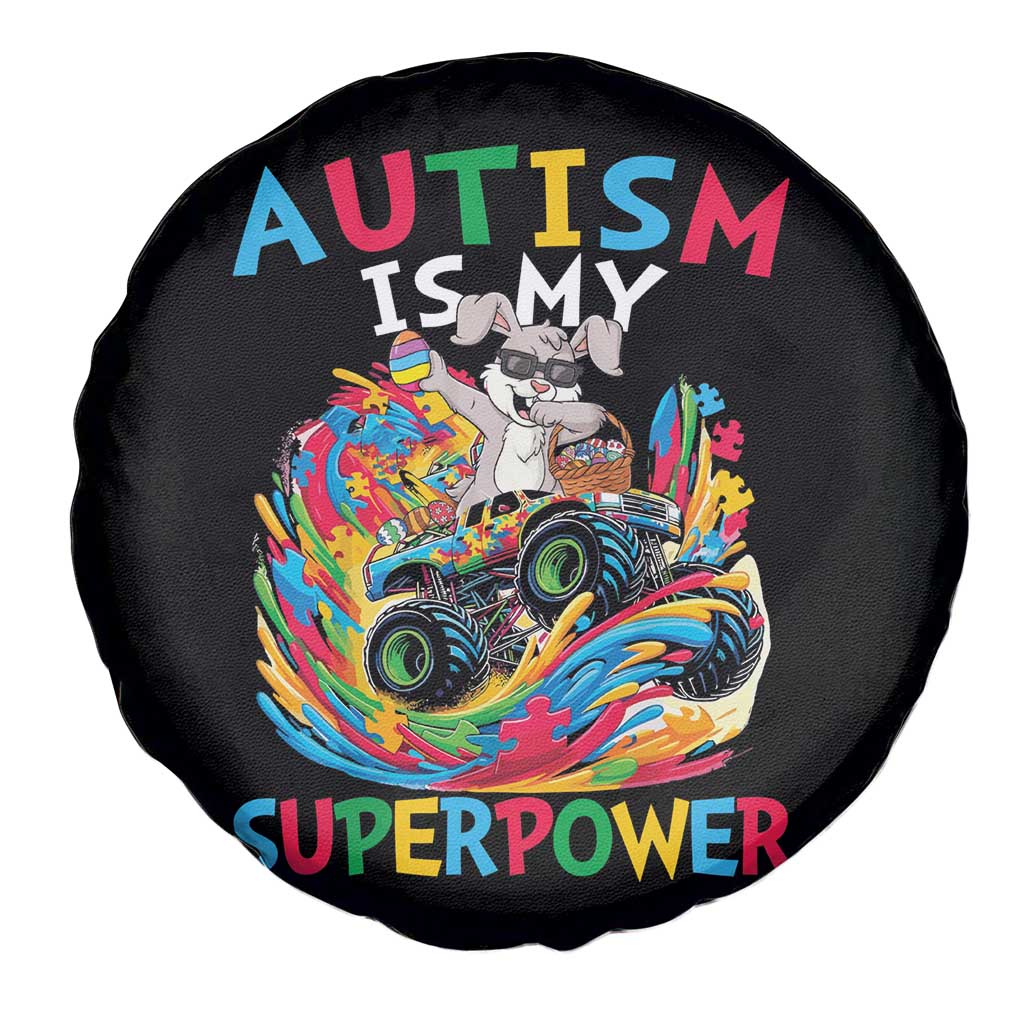 Autism Awareness Easter Spare Tire Cover Dabbing Bunny Monster Truck Lovers TS10 Print Your Wear
