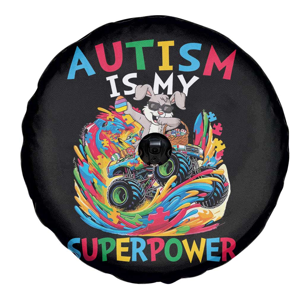 Autism Awareness Easter Spare Tire Cover Dabbing Bunny Monster Truck Lovers TS10 Print Your Wear
