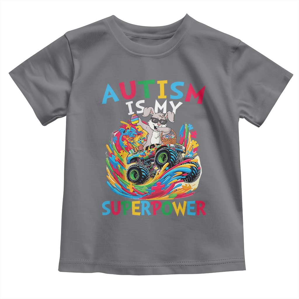 Autism Awareness Easter Toddler T Shirt Dabbing Bunny Monster Truck Lovers TS10 Charcoal Print Your Wear