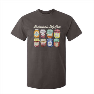 Inclusion Is My Jam T Shirt For Kid Special Education Teacher Autism Awareness TS10 Dark Chocolate Print Your Wear