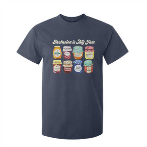 Inclusion Is My Jam T Shirt For Kid Special Education Teacher Autism Awareness TS10 Navy Print Your Wear