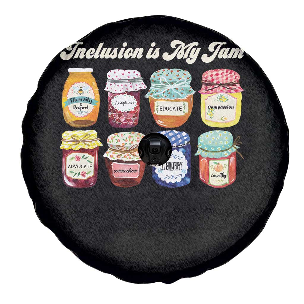 Inclusion Is My Jam Spare Tire Cover Special Education Teacher Autism Awareness TS10 Print Your Wear