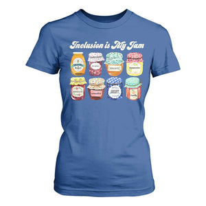 Inclusion Is My Jam T Shirt For Women Special Education Teacher Autism Awareness TS10 Royal Blue Print Your Wear