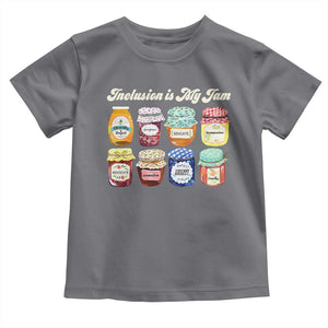 Inclusion Is My Jam Toddler T Shirt Special Education Teacher Autism Awareness TS10 Charcoal Print Your Wear