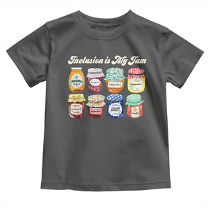 Inclusion Is My Jam Toddler T Shirt Special Education Teacher Autism Awareness TS10 Dark Heather Print Your Wear