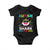 Funny Autism Shark Baby Onesie Puzzle Piece Autistic Mom Dad Sped Teacher TS10 Black Print Your Wear