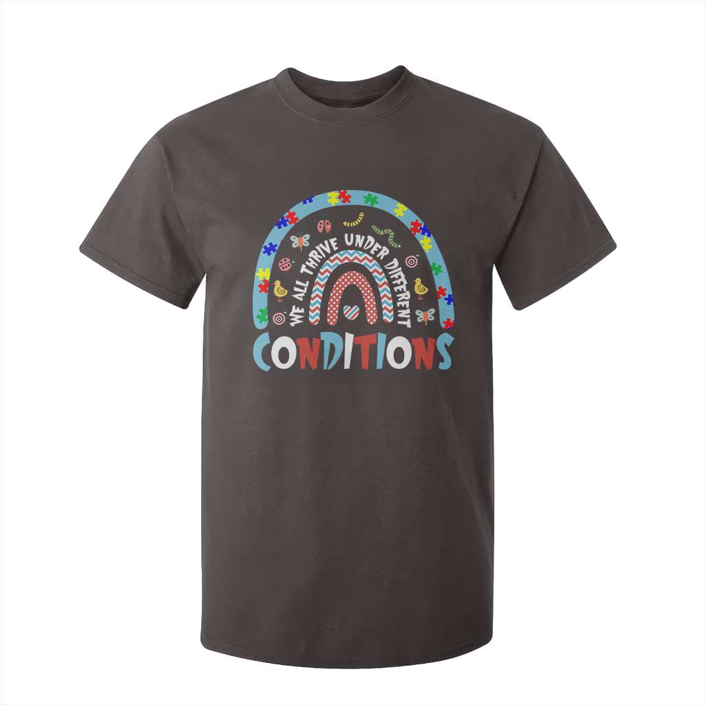 Autism Awareness T Shirt For Kid Sped Education Teacher Rainbow Reading TS10 Dark Chocolate Print Your Wear